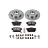 PowerStop | Disc Brake Pad & Rotor Kit - Rear - Prelude 2.2L / 2.3L 1992-1996 PowerStop Brake Kits