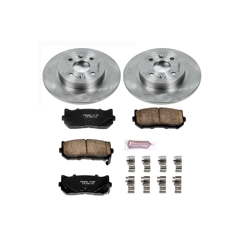 PowerStop | Disc Brake Pad & Rotor Kit - Rear - Sephia / Spectra 1.8L 2000-2003 PowerStop Brake Kits