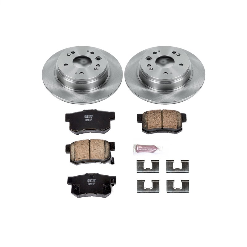 PowerStop | Disc Brake Pad & Rotor Kit - Arrière - CR-V 2.4L 2002-2004