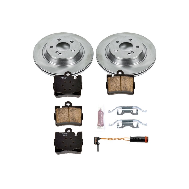 PowerStop | Disc Brake Pad & Rotor Kit - Rear - CL500 Base / S430 5.0L / 4.3L 2000-2003 PowerStop Brake Kits
