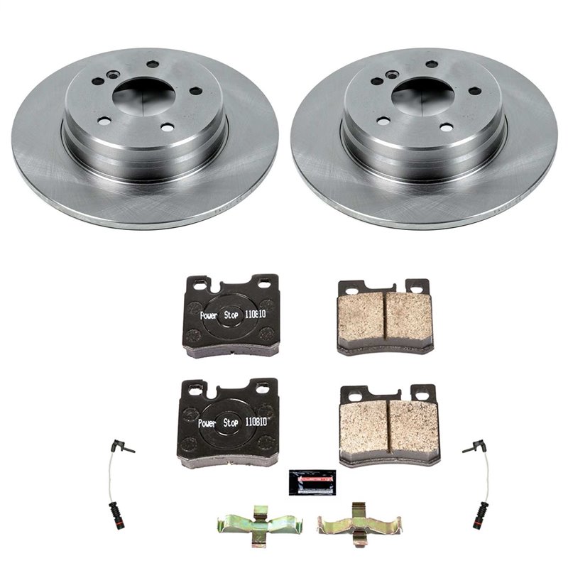 PowerStop | Disc Brake Pad & Rotor Kit - Rear - C36 AMG Base 3.6L 1996-1997 PowerStop Brake Kits