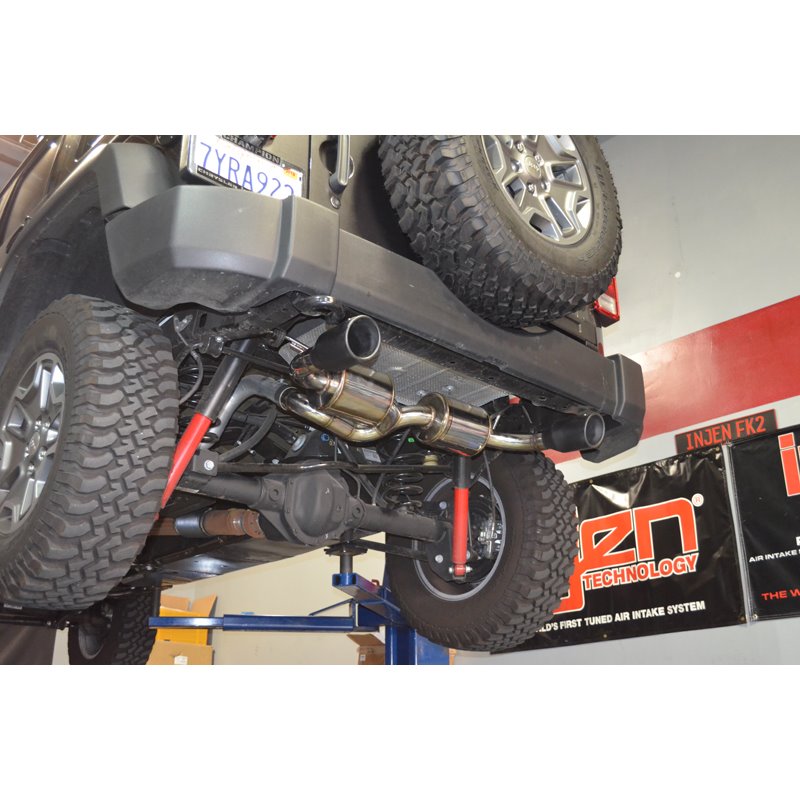 Injen | Axle-Back Dual Exhaust System - Wrangler (JK) 3.6L / 3.8L 2007-2017 Injen Axle-Back Exhausts