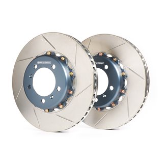 GiroDisc | REAR 2pc Floating High Performance Rotors - STI 2018-2021 GiroDisc Brake Rotors