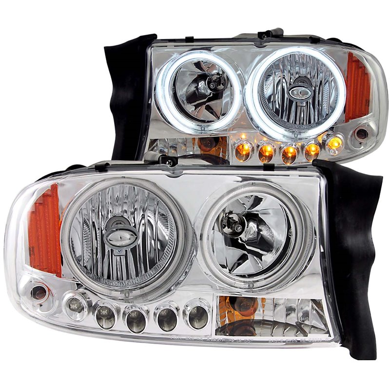 Anzo USA | Crystal Headlight Set - Dakota / Durango 2000-2004 Anzo USA Headlights