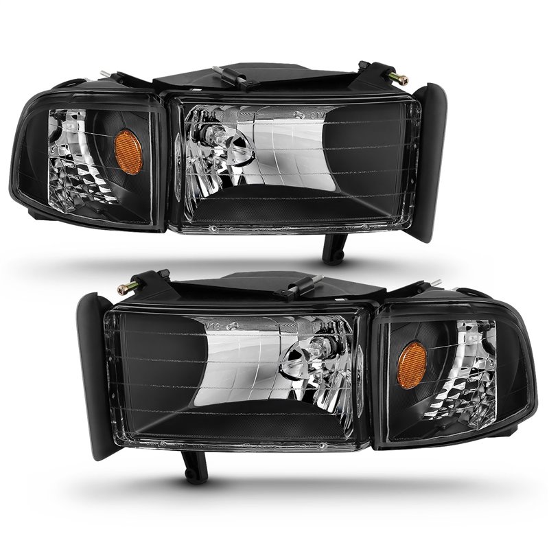 Anzo USA | Crystal Headlight Set - Ram 1500 / 2500 / 3500 2000-2002 Anzo USA Headlights