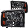 Anzo USA | Crystal Headlight Set - Excursion / F-250 / F-350 2000-2004
