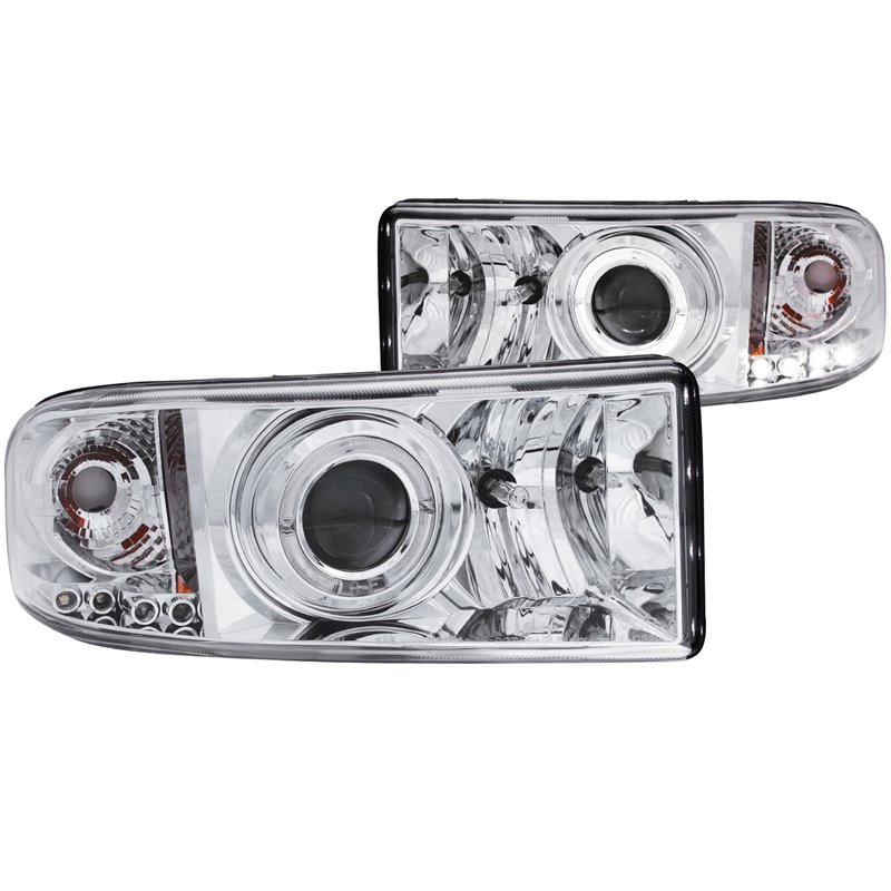 Anzo USA | Projector Headlight Set w/Halo - Ram 1500 / 2500 / 3500 2000-2002 Anzo USA Headlights