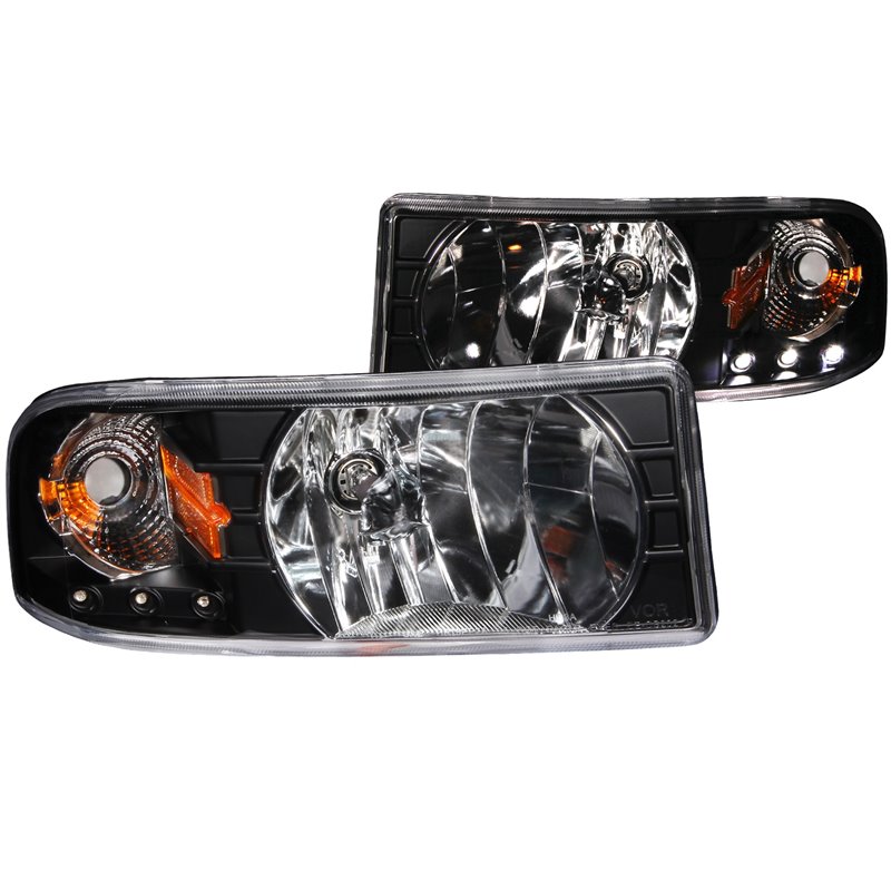 Anzo USA | Crystal Headlight Set - Ram 1500 / 2500 / 3500 2000-2002 Anzo USA Headlights