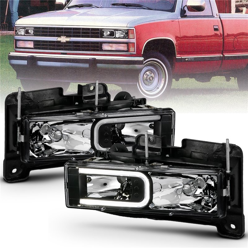 Anzo USA | Crystal Headlight Set - Escalade / Tahoe 2000 Anzo USA Headlights