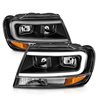 Anzo USA | Crystal Headlight Set - Grand Cherokee 4.0L / 4.7L 1999-2004