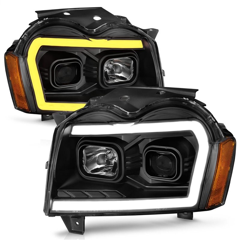 Anzo USA | Projector Headlight Set - Grand Cherokee 2005-2007