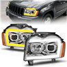 Anzo USA | Projector Headlight Set - Grand Cherokee 2005-2007