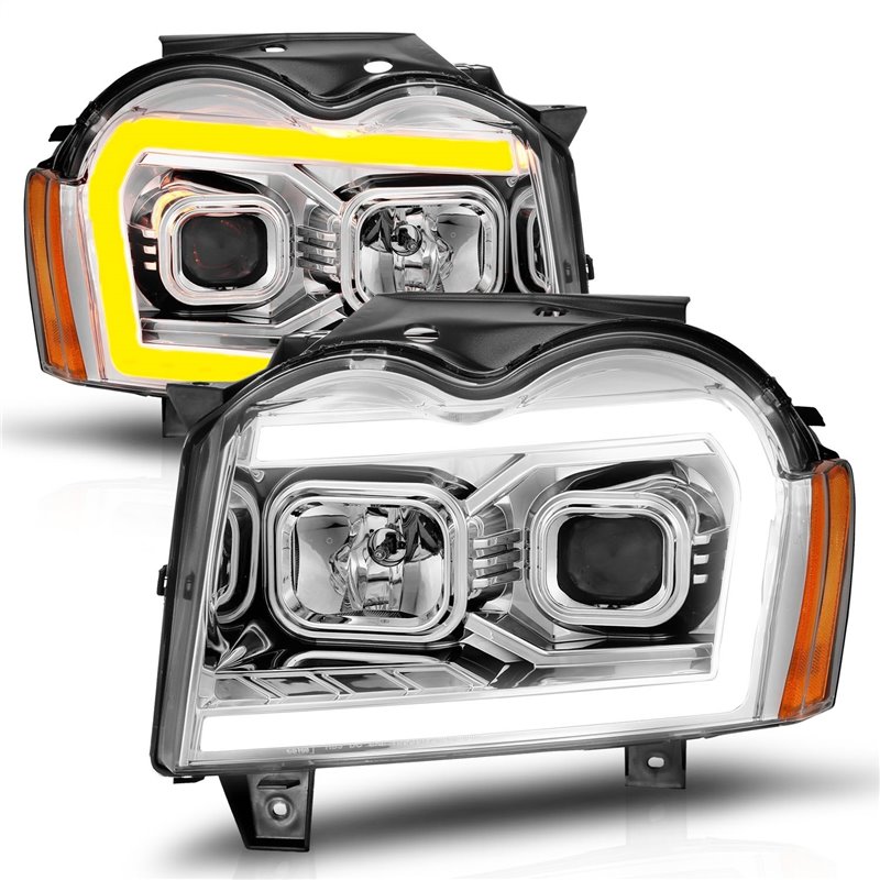 Anzo USA | Projector Headlight Set - Grand Cherokee 2005-2007