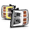 Anzo USA | Projector Headlight Set - Silverado 1500 / Silverado 2500 HD / Silverado 3500 HD 2007-2013