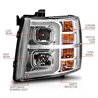 Anzo USA | Projector Headlight Set - Silverado 1500 / Silverado 2500 HD / Silverado 3500 HD 2007-2013