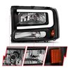 Anzo USA | Crystal Headlight Set - Excursion / F-250 / F-350 2000-2004