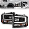 Anzo USA | Projector Headlight Set - Excursion / F-250 / F-350 2005-2007 Anzo USA Headlights