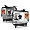 Anzo USA | Projector Headlight Set - Sierra 1500 / SLE / Sierra 2500 HD / Sierra 3500 HD 2014-2019