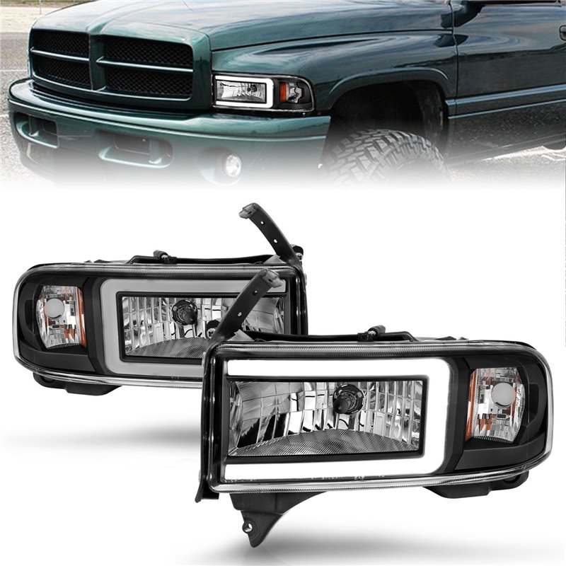 Anzo USA | LED Crystal Headlight - Ram 2500 Base / 3500 1994-2001