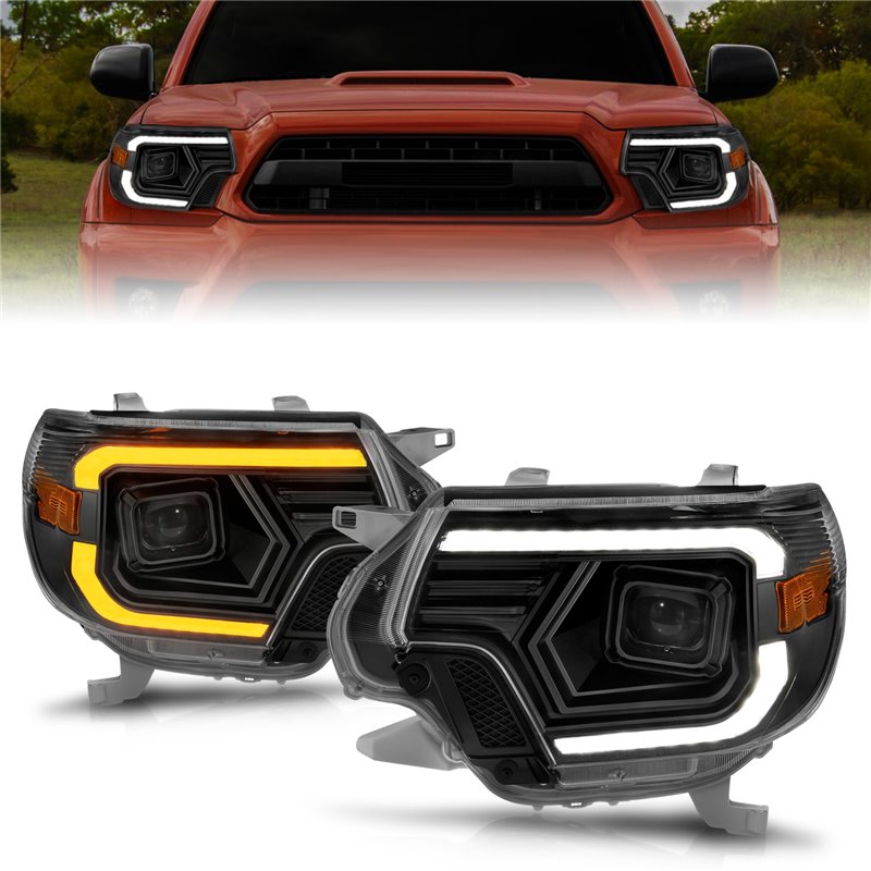 Anzo USA | Projector Headlight Set - Tacoma 2.7L / 4.0L 2012-2015