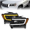 Anzo USA | Projector Headlight Set - Grand Cherokee 3.6L / 5.7L / 6.4L 2011-2013