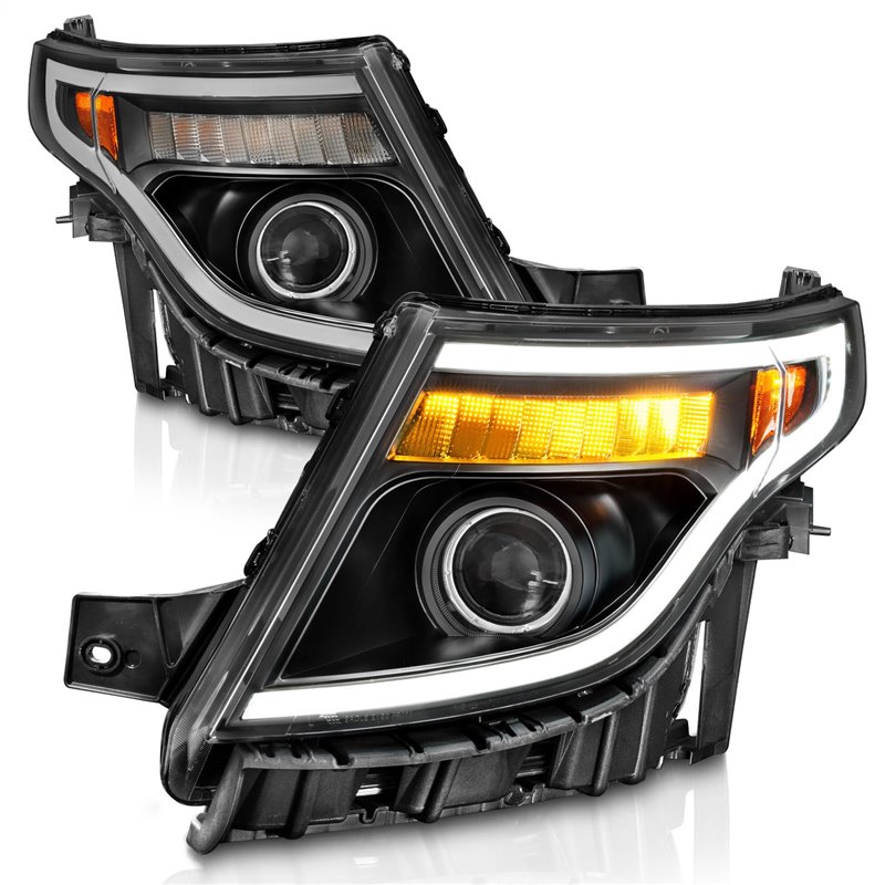 Anzo USA | Projector Headlight Set - Explorer 2.0T / 3.5L 2011-2015 Anzo USA Headlights