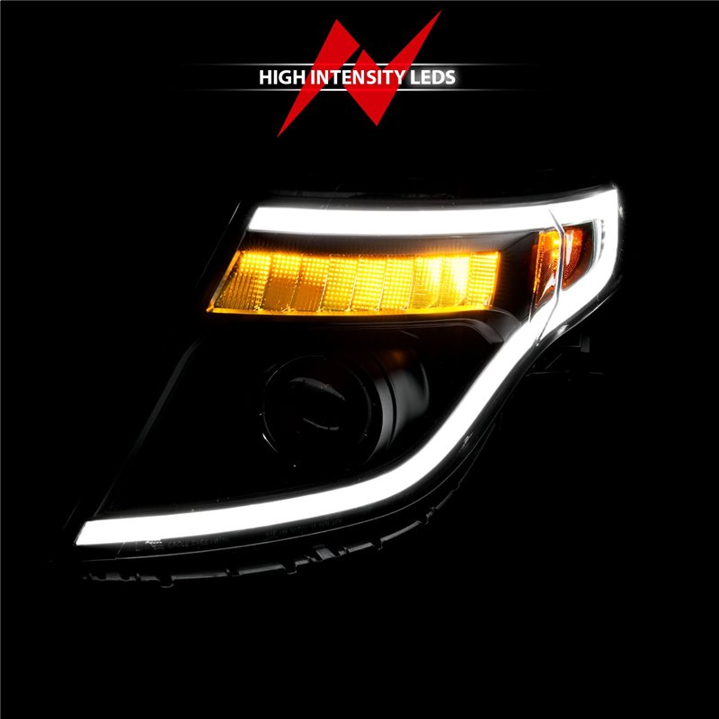 Anzo USA | Projector Headlight Set - Explorer 2.0T / 3.5L 2011-2015 Anzo USA Headlights