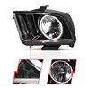 Anzo USA | Crystal Headlight Set w/Halo - Mustang 4.0L / 4.6L 2005-2009