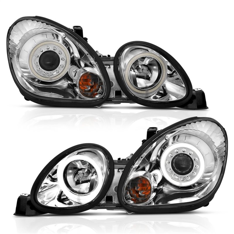 Anzo USA | Projector Headlight Set w/Halo - GS300 / GS400 / GS430 2000-2005 Anzo USA Headlights