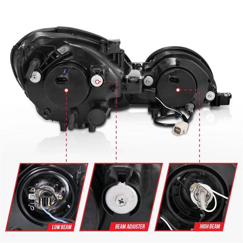 Anzo USA | Projector Headlight Set w/Halo - GS300 / GS400 / GS430 2000-2005