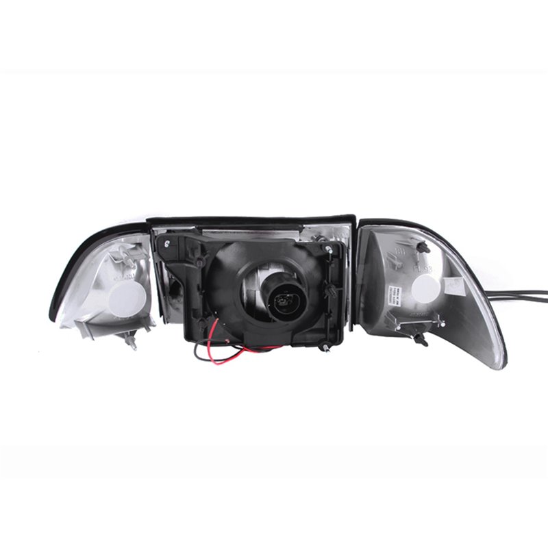 Anzo USA | Crystal Headlight Set - Mustang 2.3L / 4.9L 1987-1993 Anzo USA Headlights