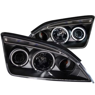 Anzo USA | Projector Headlight Set w/Halo - Focus ZX4 / ZX4 ST 2.0L / 2.3L 2005-2006 Anzo USA Headlights
