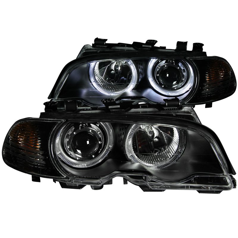 Anzo USA | Projector Headlight Set w/Halo - BMW 2000-2004