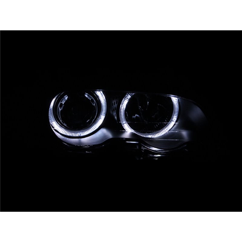 Anzo USA | Projector Headlight Set w/Halo - BMW 2000-2004