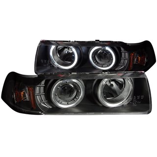 Anzo USA | Projector Headlight Set w/Halo - 318i / 320i / 325i / 328i 1992-1998 Anzo USA Headlights