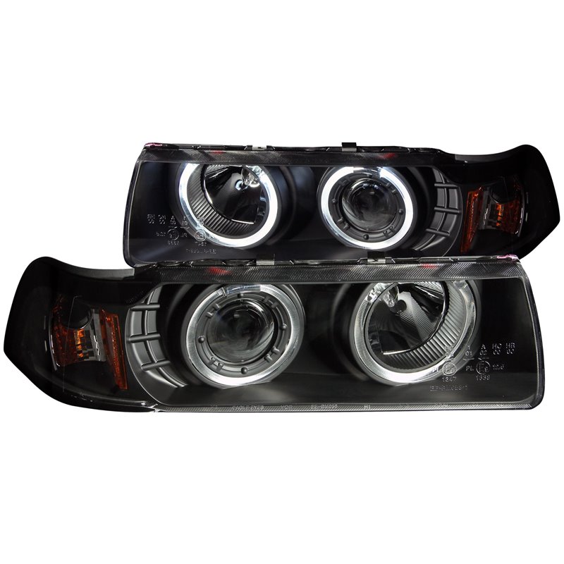 Anzo USA | Projector Headlight Set w/Halo - 318i / 320i / 325i / 328i 1992-1998 Anzo USA Headlights