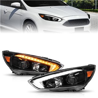 Anzo USA | Projector Headlight Set - Focus 1.0T / 2.0L / 2.3T 2015-2018