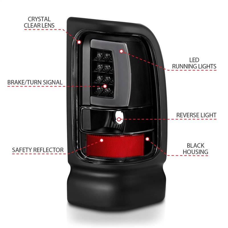 Anzo USA | LED Tail Light - Ram 1500 / 2500 / 3500 1994-2002