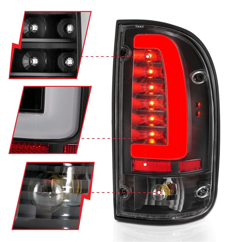 Anzo USA | LED Tail Light - Tacoma 2.4L / 2.7L / 3.4L 1995-2000 Anzo USA Tail Lights
