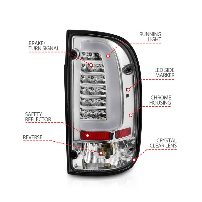 Anzo USA | LED Tail Light - Tacoma 2.4L / 2.7L / 3.4L 1995-2000