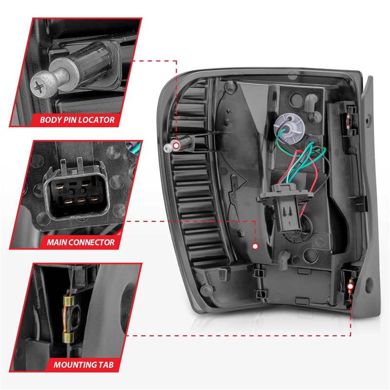 Anzo USA | LED Tail Light - Grand Cherokee 4.0L / 4.7L 1999-2004