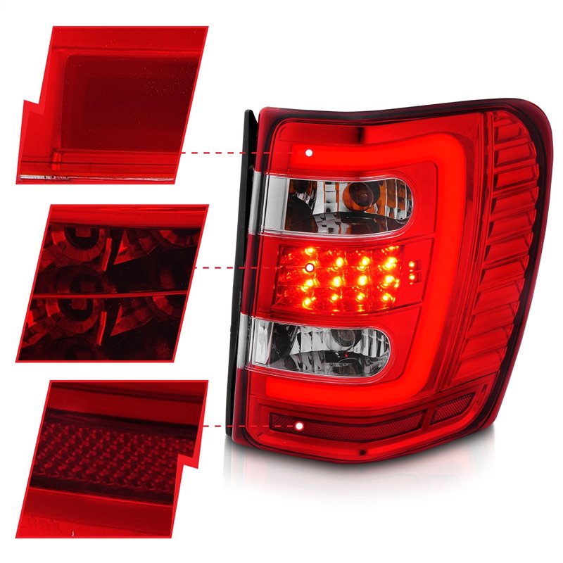 Anzo USA | LED Tail Light - Grand Cherokee 4.0L / 4.7L 1999-2004