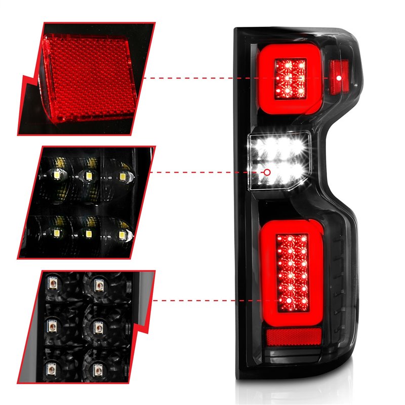 Anzo USA | Sequential LED Tail Light - Silverado 1500 LT / WT 2019-2021