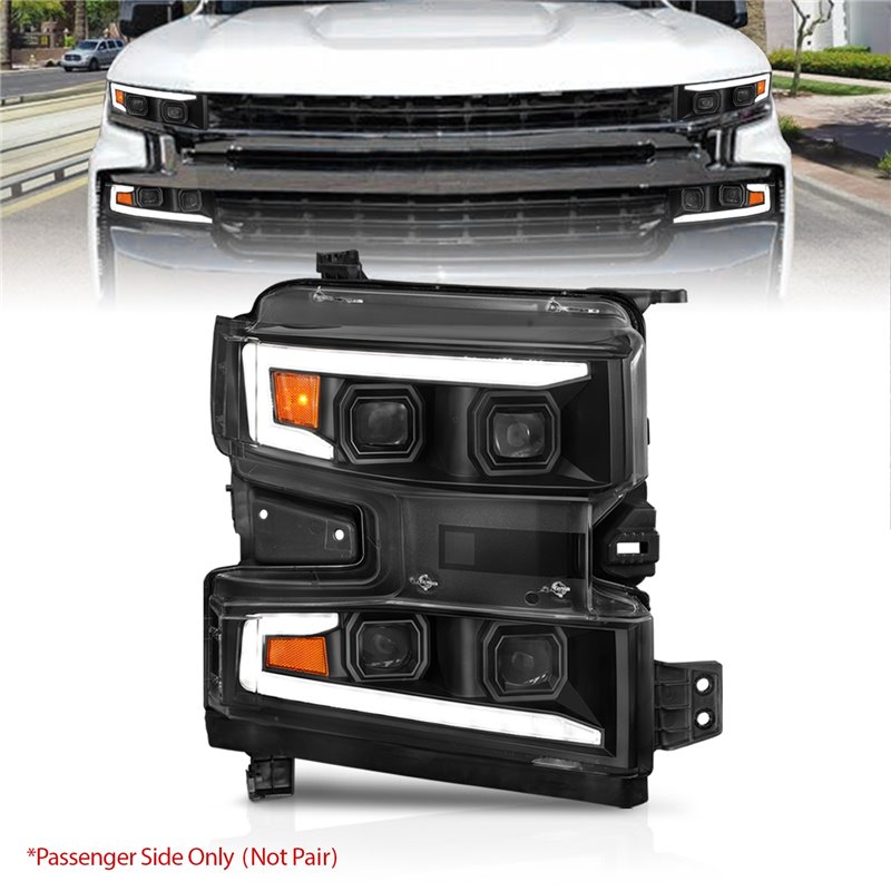 Anzo USA | LED Projector Headlight - Silverado 1500 / Silverado 1500 LTD 2019-2022