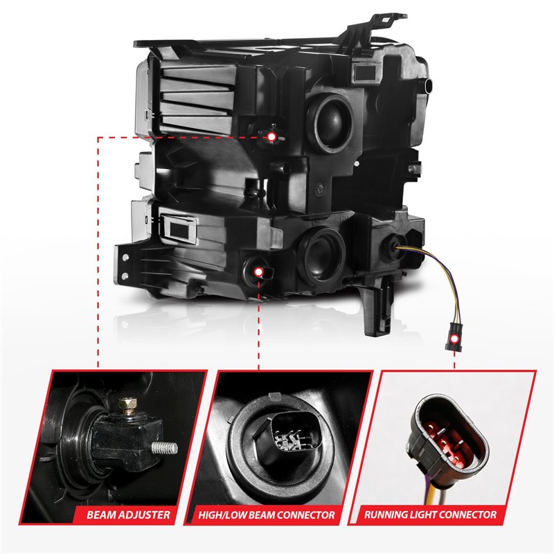 Anzo USA | LED Projector Headlight - Silverado 1500 / Silverado 1500 LTD 2019-2022