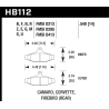 Hawk | HPS Disc Brake Pad - Camaro / Corvette / Firebird 1985-1997