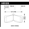 Hawk | HPS Disc Brake Pad - Corvette 1966-1982