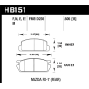 Hawk | Blue 9012 Disc Brake Pad - RX-7 GSL 1.1L 1981-1985