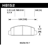 Hawk | HPS Disc Brake Pad - RX-7 1.3L 1984-1991