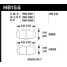 Hawk | HPS 5.0 Disc Brake Pad - RX-7 1.3L 1986-1995